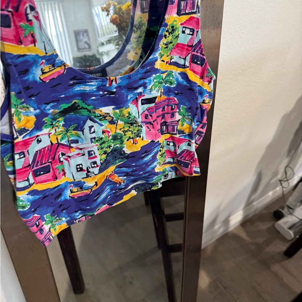 Forever 21 Multicolor Graphic Crop Top - Picture 5 of 6